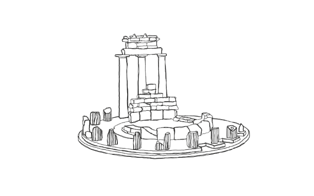 Central Greece region illustration