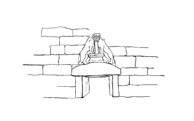 Peloponnese region illustration