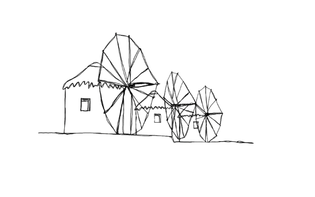 Cyclades region illustration