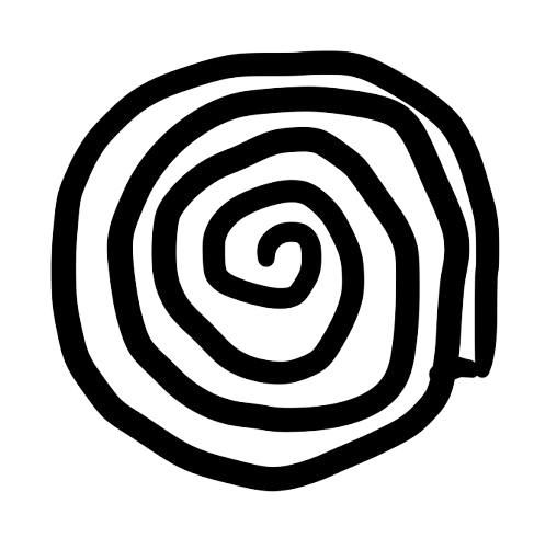 Decorative swirl divider